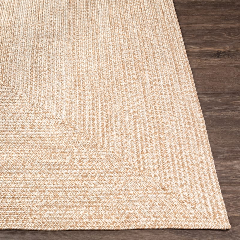 Livabliss Sharrah Indoor/ Outdoor Solid Braided Area Rug