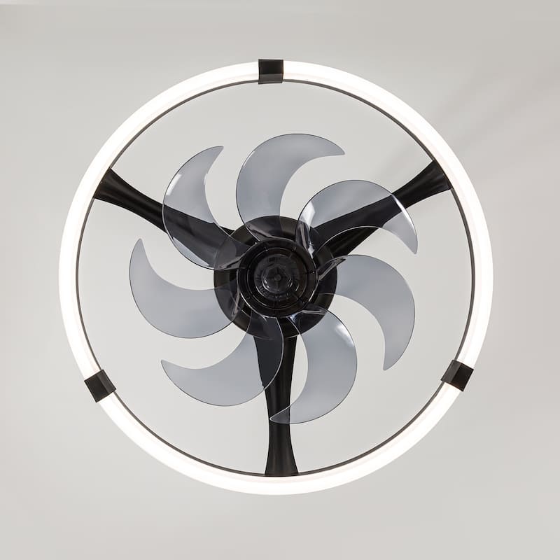 20"/23" Low Profile Dimmable Smart Ceiling Fan with Lights and Remote(6/7 ABS Blades)