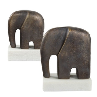 Uttermost 18195 Timeless Tusk 9-1/16" Tall Polyresin Animals Table