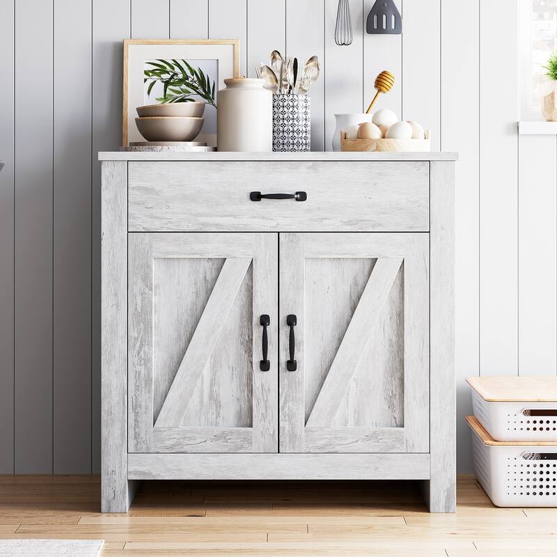 Kitchen Pantry Storage Cabinet with Microwave Stand