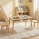preview thumbnail 4 of 8, Costway Sensory Table Kid’s Table and Chairs Set with Detachable - See Details