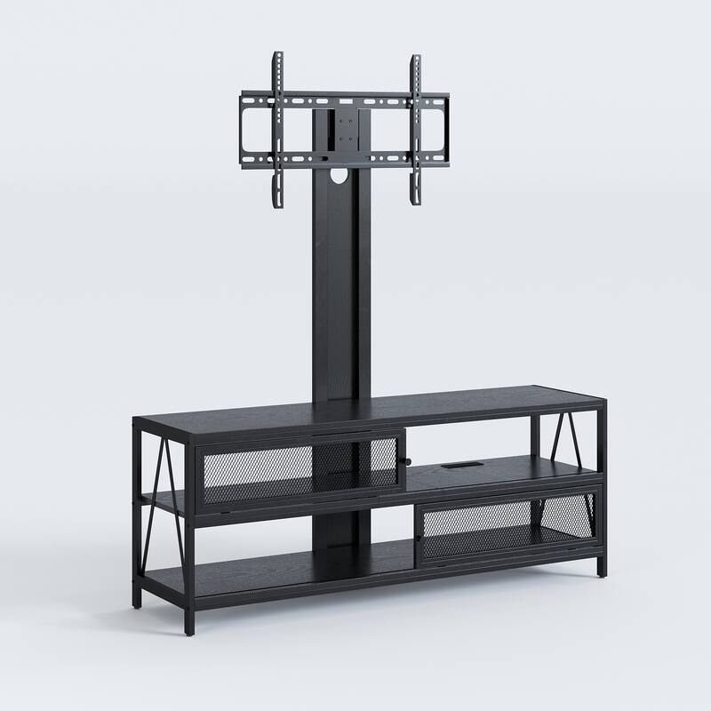 Modern Swivel Mount with Power Outlet for TV up to 70" - 50 inches