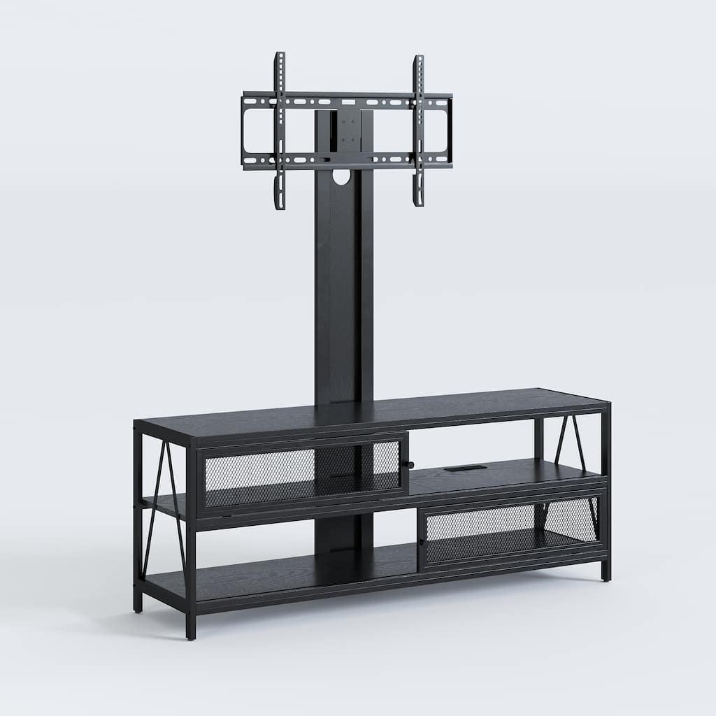 Modern Swivel Mount with Power Outlet for TV up to 70" - 50 inches