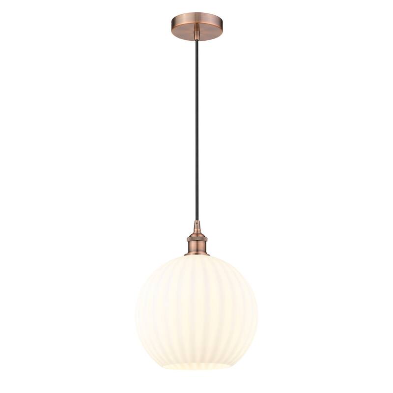 Innovations Lighting 616-1P 14 12 White Venetian Pendant White