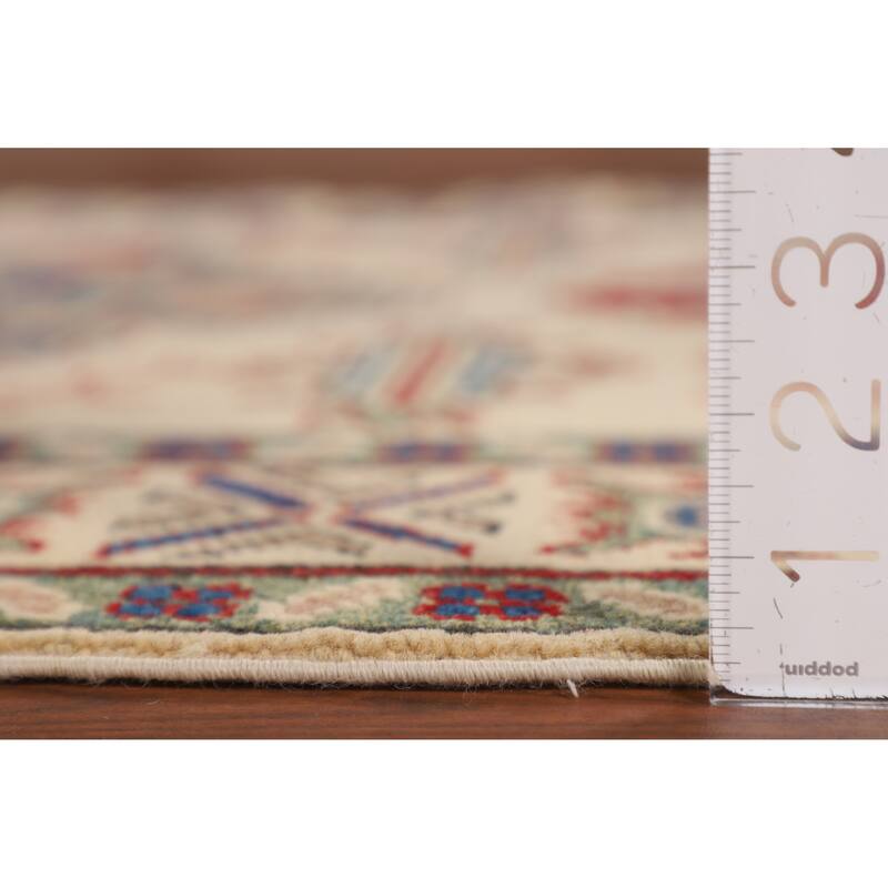 Kazak Oriental Accent Rug Hand-Knotted Wool Carpet - 3'10" x 6'1"
