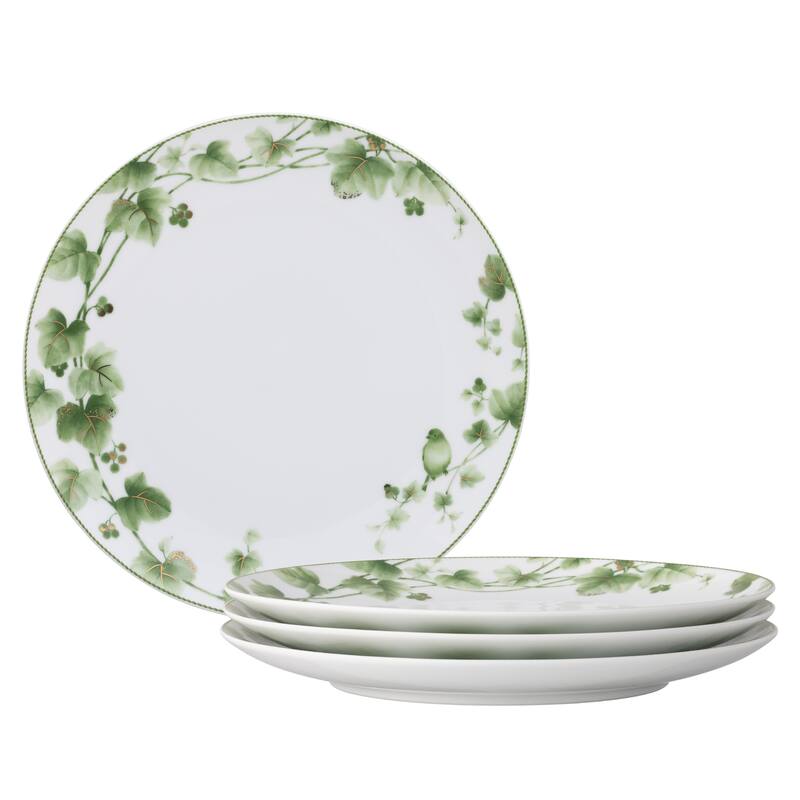 Ivy Whisper Set of 4 Dinner Plates, 10.5"