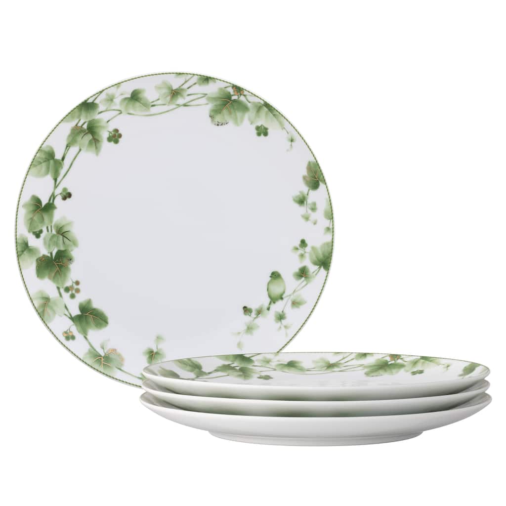 Ivy Whisper Set of 4 Dinner Plates, 10.5"