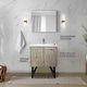 preview thumbnail 40 of 54, Lancy 24 in W x 20 in D Rustic Acacia Bath Vanity and Cultured Marble Top