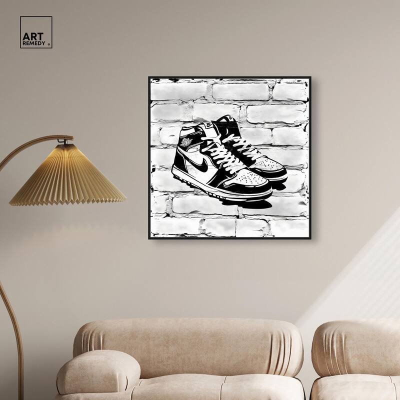 Brick City Jordans Canvas by Art Remedy
