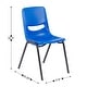 preview thumbnail 28 of 52, Student Desk with Open Front Metal Book Box & Flex Comfort Chair - 24"W x 18"D x 22.25" - 31.25"H