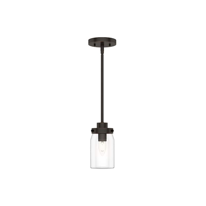 Hunter Devon Park 1-Light Mini Pendant - Kitchen Island, Dining, Bedroom - Rustic, Farmhouse