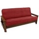 preview thumbnail 13 of 17, Microsuede Corded Full-Size 8-10 Inch Thick Futon Cover - Full