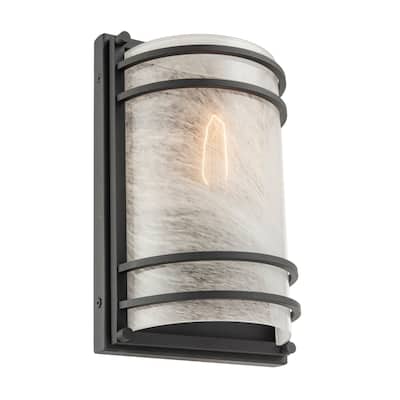 Artcraft Keswick 1-Light Outdoor Wall Sconce - Black Finish