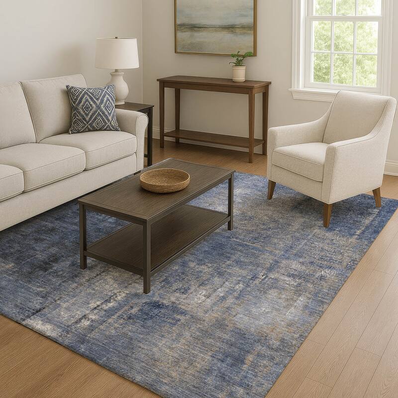 Premium Washable Super Soft Ombre Solid Mayfield Rug