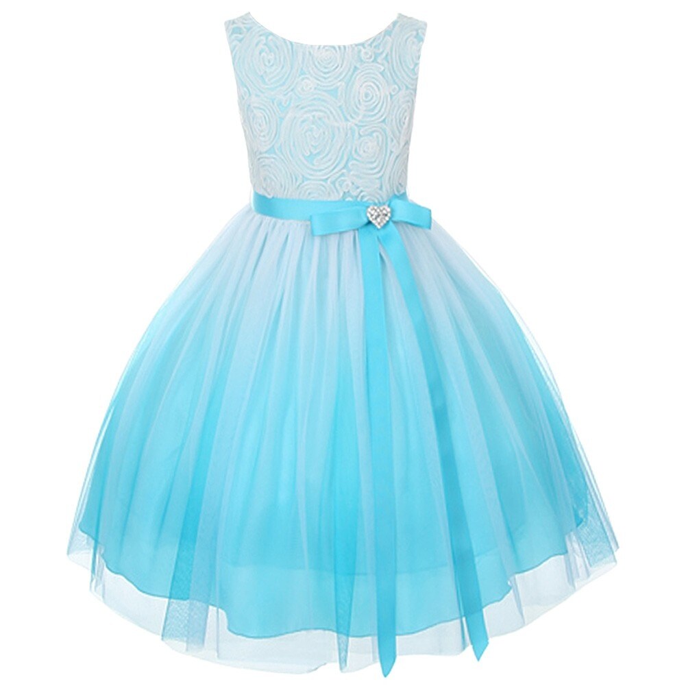 girls turquoise dress