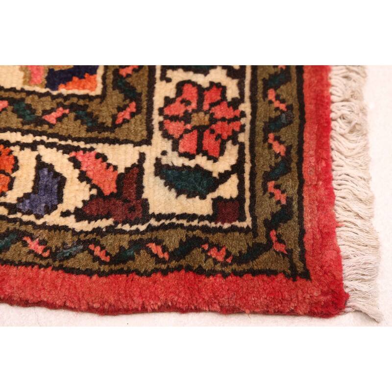 ECARPETGALLERY Hand-knotted Andelz Red Wool Rug - 3'1 x 6'1