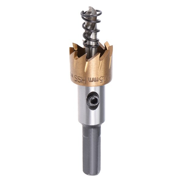 17.5mm HSS Drill Bit Hole Saw Stainless High Speed Steel Metal Alloy