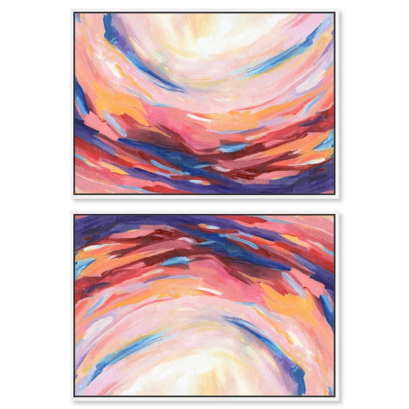 Harmony of Summer Canvas by Art Remedy - 45" x 30" - Black