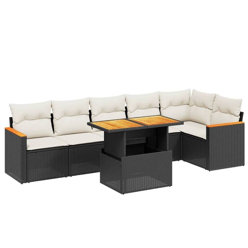 7 Piece Modular Patio Sofa Set - 21.7 x 39.4 x 28.7 in