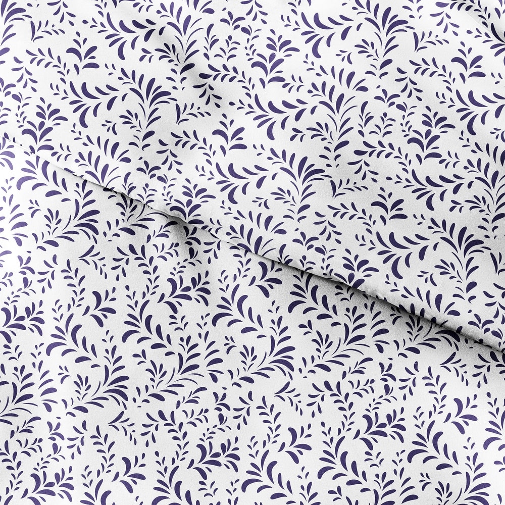 Becky Cameron Burst of Vines 3 Piece Duvet Cover Set