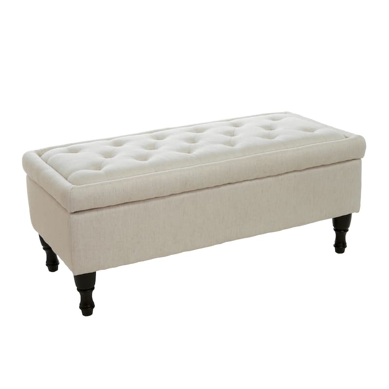 Chantelle Fabric Storage Ottoman by Christopher Knight Home