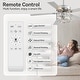 preview thumbnail 8 of 17, 52" Reversible 5-Blade Caged Ceiling Fan with Light and Remote