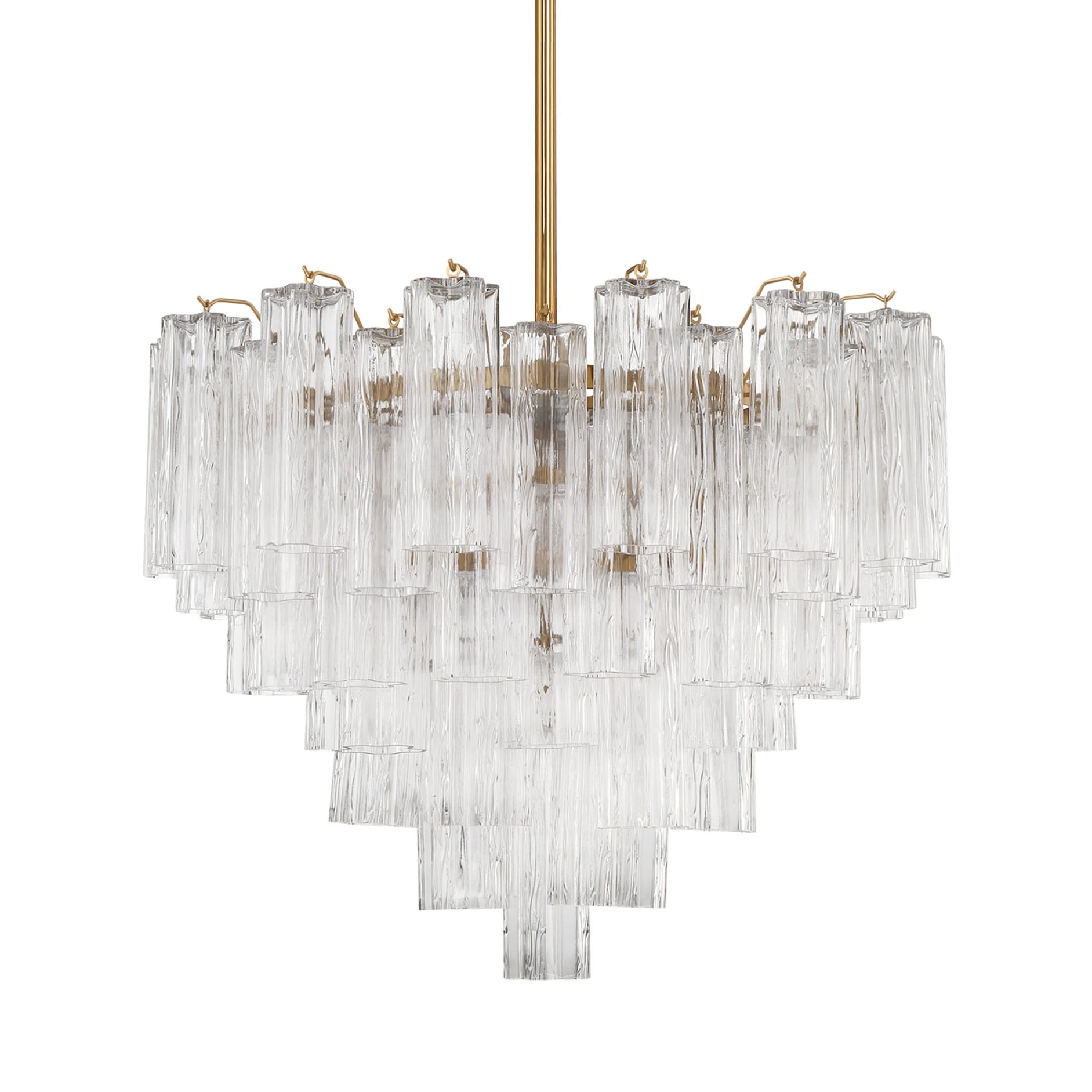 Crystorama Lighting Group ADD-312-CL Addis 12 Light 27" Wide Waterfall