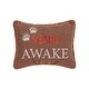 preview thumbnail 1 of 3, 12" x 16" Bearly Awake Embroidered Thanksgiving Throw Pillow