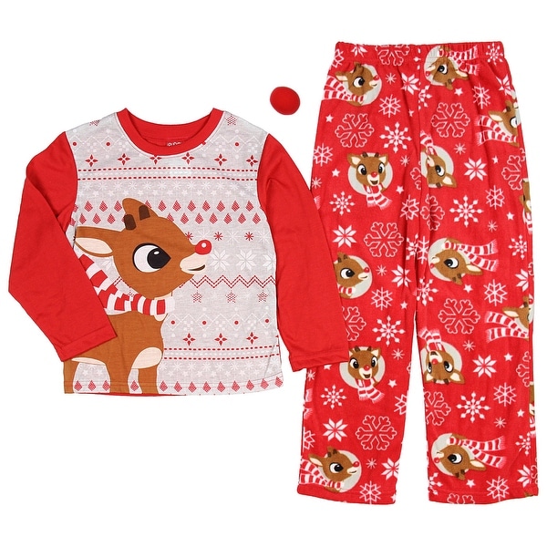 Baby Boys Rudolph The Red-Nosed Reindeer Christmas Cotton Tight Fit Pajamas