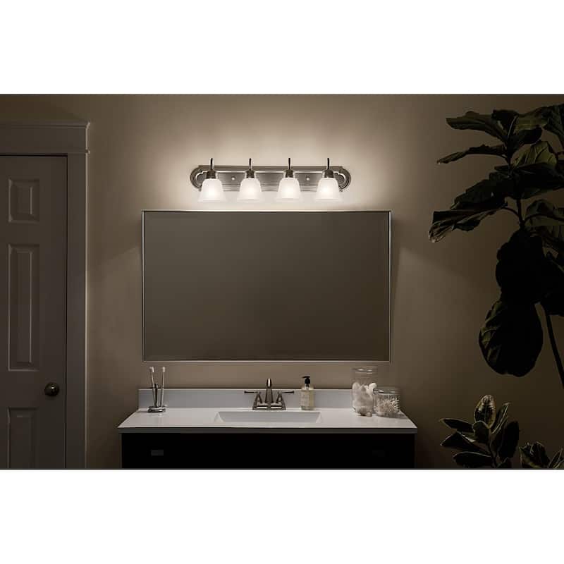 Kichler Lighting Traditional 4-light Brushed Nickel Bath/Vanity Light