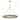 Oakley 1 Light Soft Gold Chandelier - 32"W x 3.5"H x 32"D