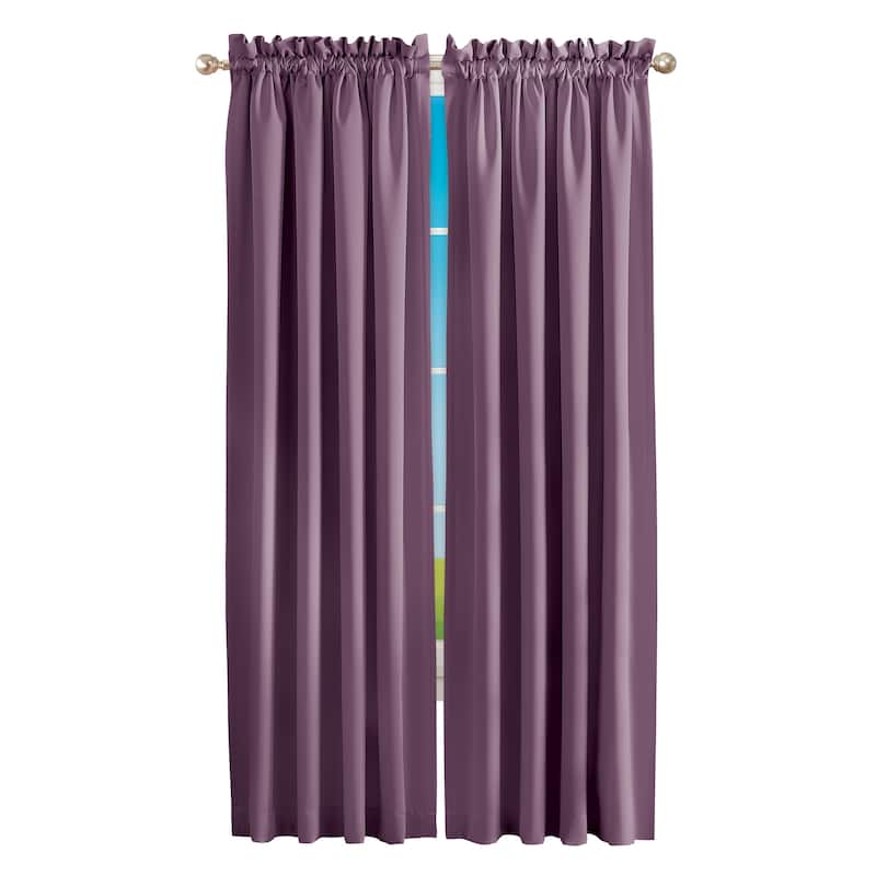Madison Room-Darkening Solid Color Curtains