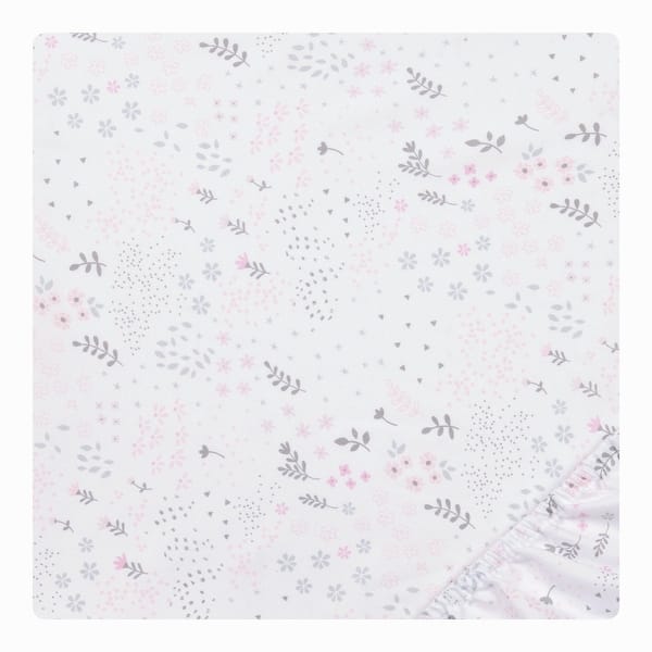 slide 2 of 8, Girl Forest 2 Pack Microfiber Fitted Crib Sheets - 28 in x 52 in x 8-in - 28 in x 52 in x 8-in Multi-Color - Woodland - 28 in x 52 in x 8-in