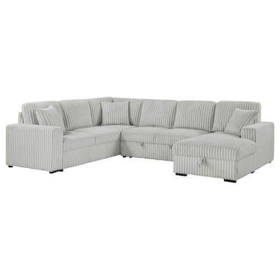 Devonshire Sleeper Sectional Sofa Storage Chaise - 122.00'' x 96.75''-50.00'' x 39.25''