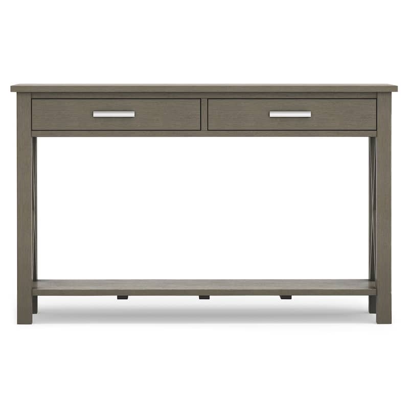 WYNDENHALL Waterloo SOLID WOOD 47 inch Wide Contemporary Console Sofa Table - 47.4 Inches wide