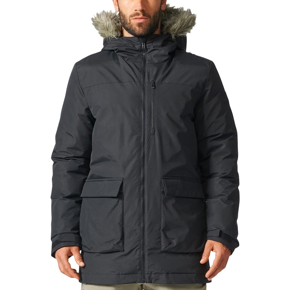 mens adidas parka coat