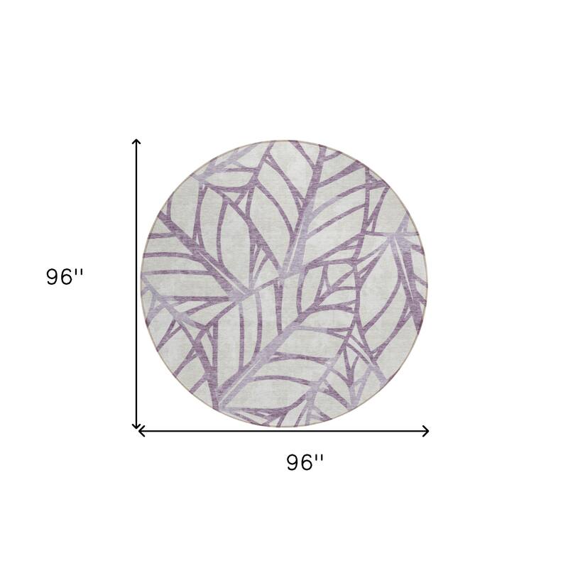 HomeRoots Floral Transitional Rectangle Outdoor Rug