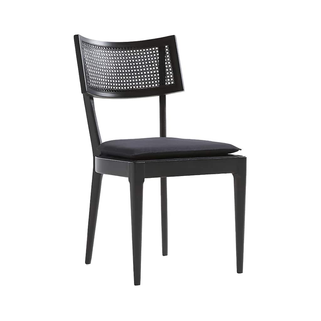 Modern Libby Style Cane Black Tina Cane Dining Chair