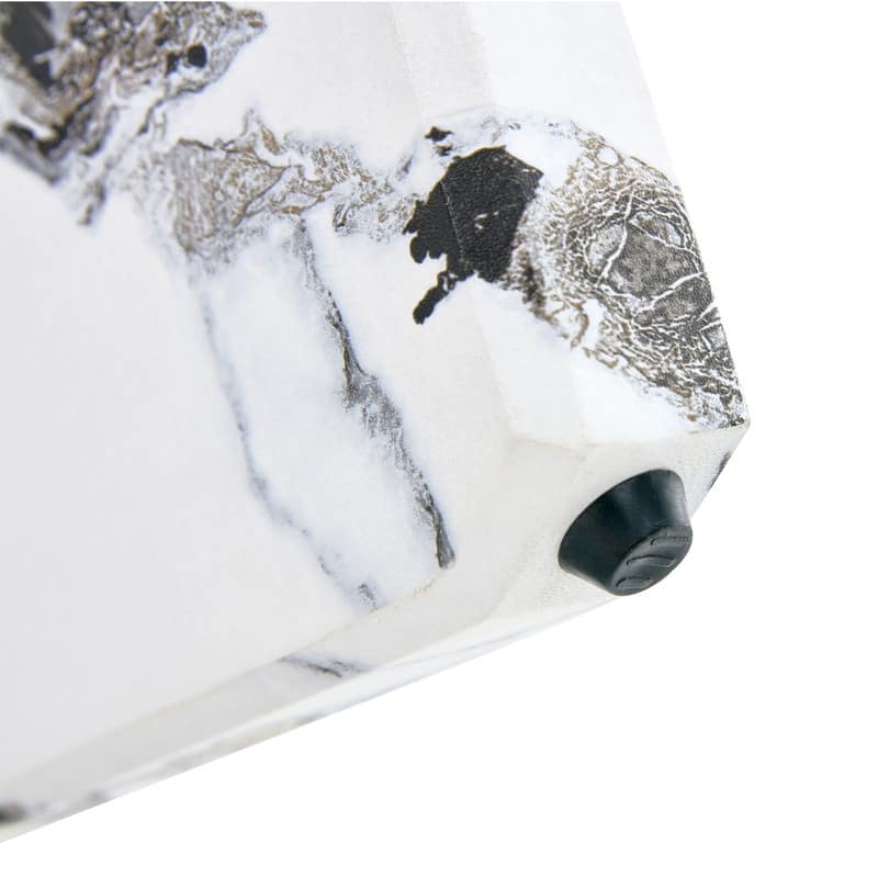 Round glass coffee table, 33.4 "modern design unique coffee table.