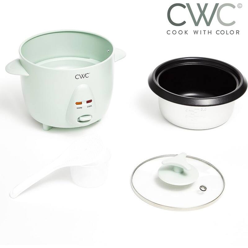 COOK WITH COLOR 6 Cup Rice Cooker 300W - Effortless Cooking