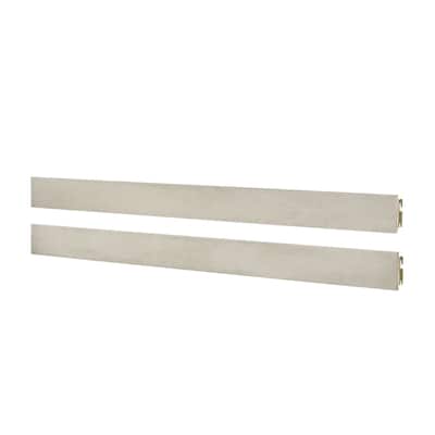 San Mateo 78" Wide Full Size Bed Rails, Rustic White
