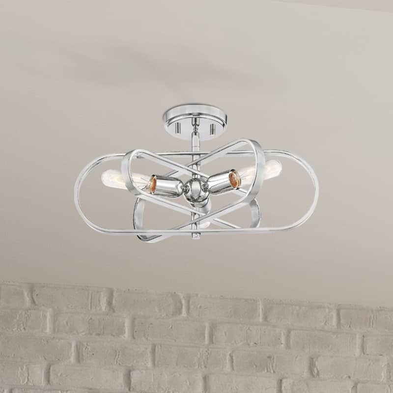 Kenzo 3 Light Semi-Flush