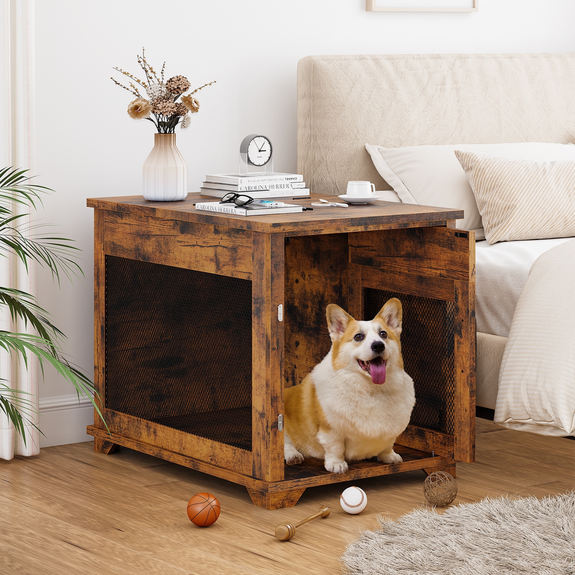 Dog kennel pillows sales