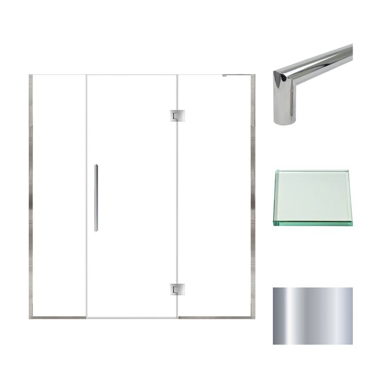 Transolid EHTF71297610C-T Elizabeth 76" High x 71" Wide Hinged Semi