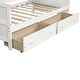 preview thumbnail 58 of 84, Arched Backrest Daybed Wood Slat Support Sofa Bed with 2 Drawers or Trundle Bed, Classic Twin Daybed Frame