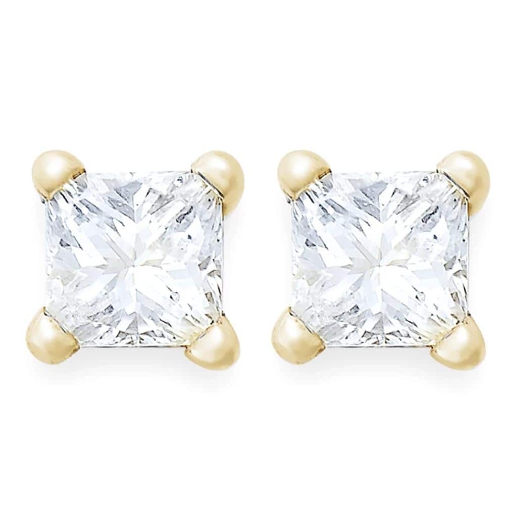 1/5ct Diamond Studs Yellow Gold