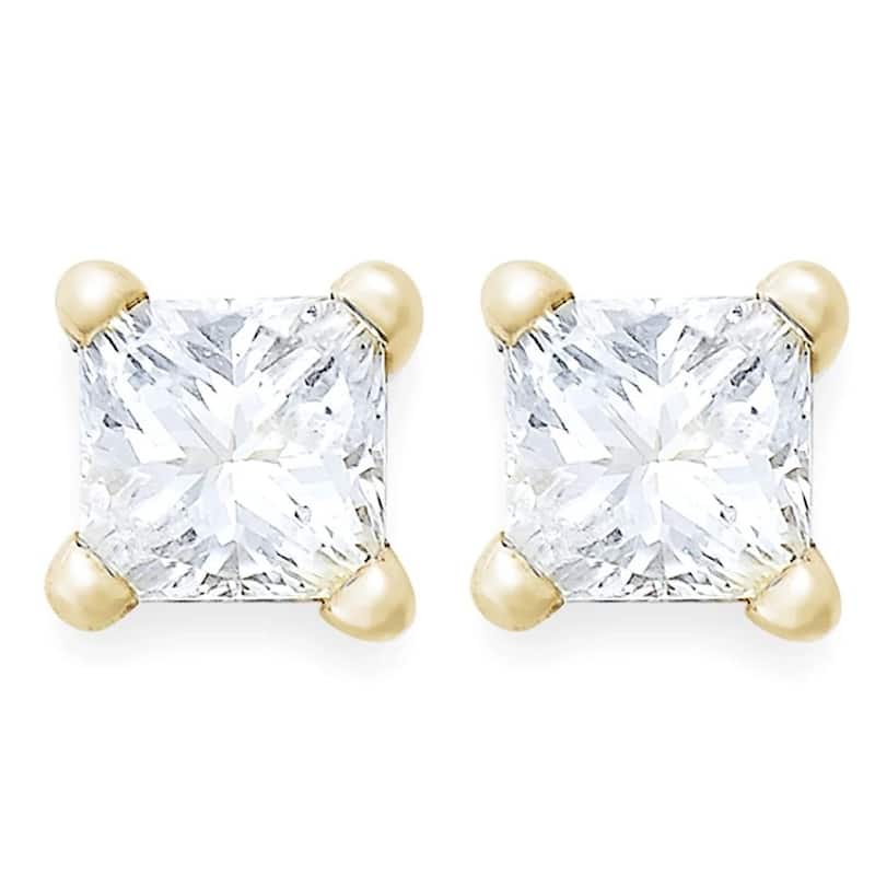 Bliss Diamond 1/5ct Diamond Studs Yellow Gold - Yellow