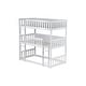 preview thumbnail 39 of 76, Triple Bunk Bed with Ladders, Guardrails, Detachable Bed Frame, Convertible 3 Beds, Twin Over Twin Over Twin for Multi Children