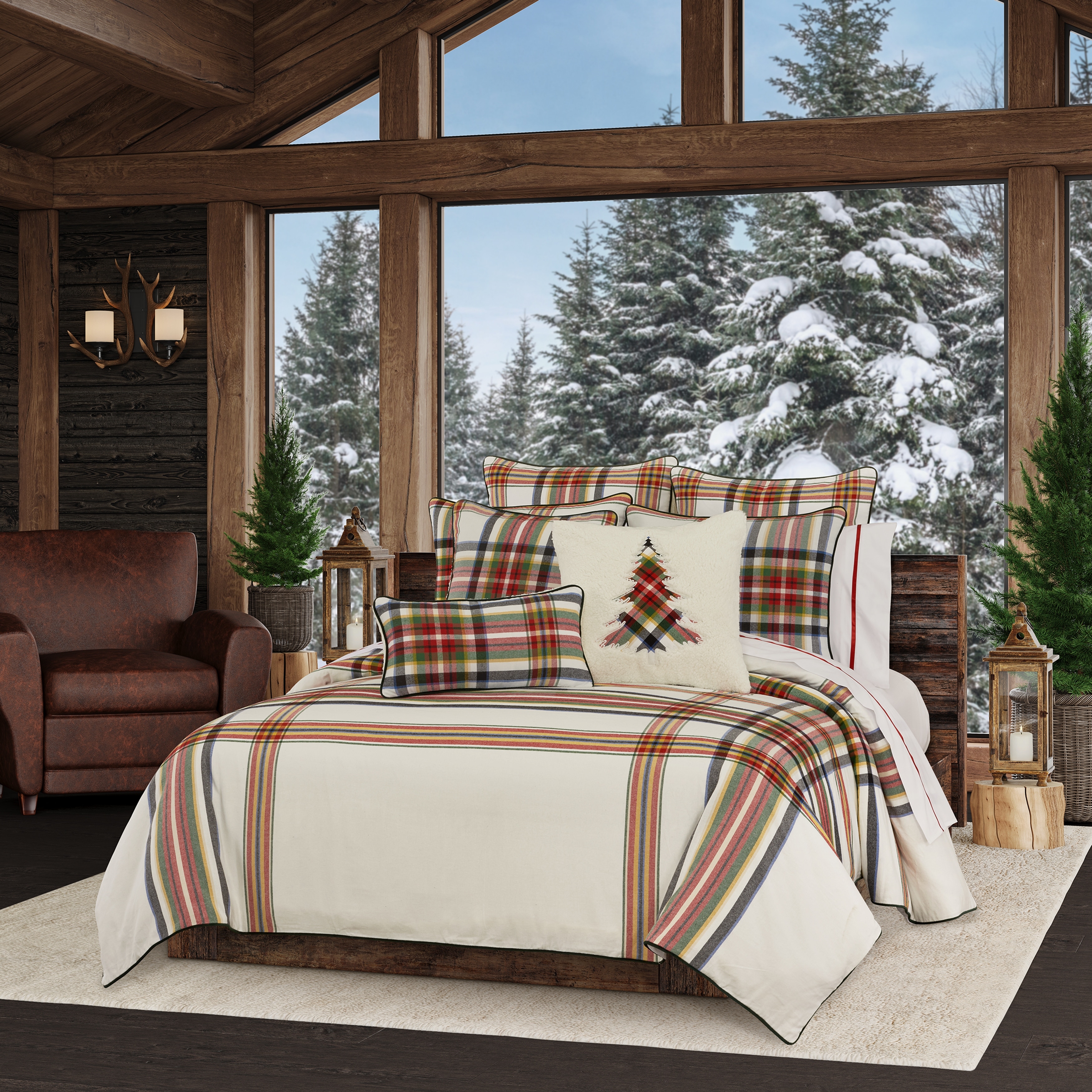 J. Queen New York Christopher Plaid Duvet Cover Set