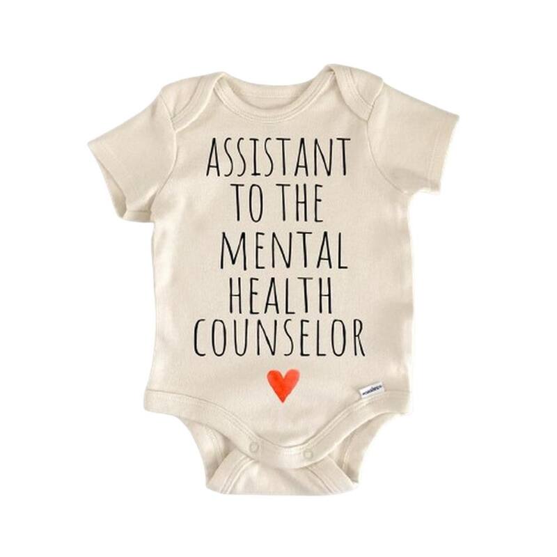 Mental Health Counselor - Baby Boy Girl Clothes Infant Bodysuit Funny Cute Newborn